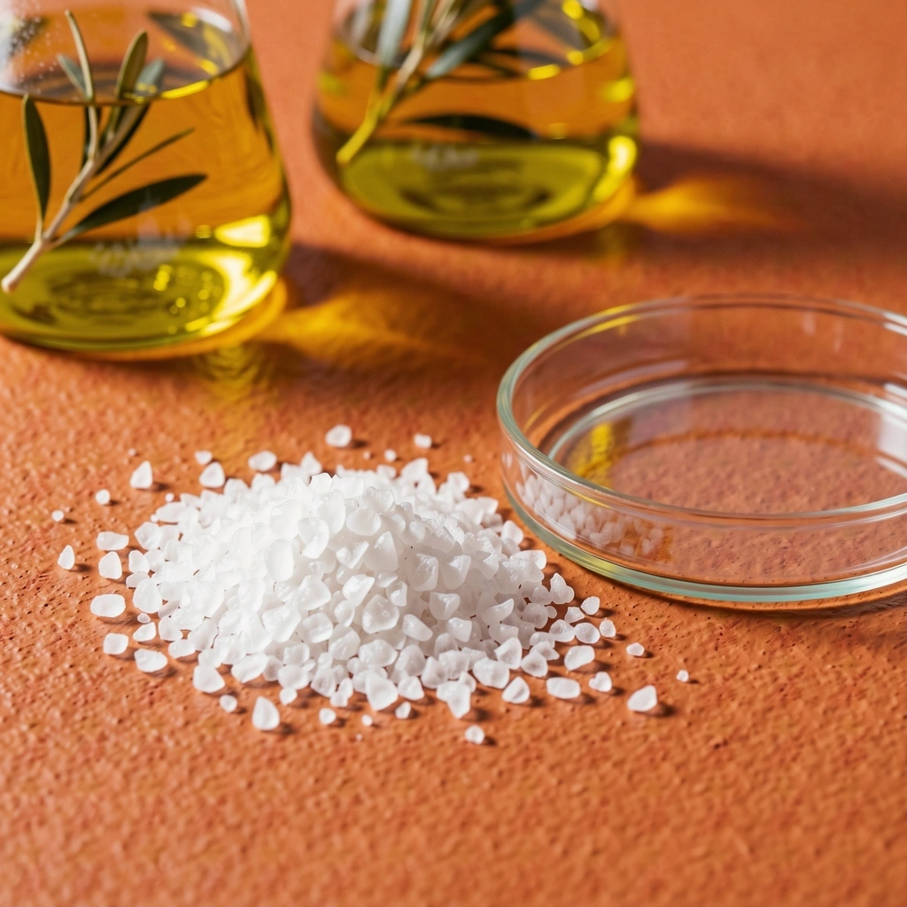 Greek salt and glass textures